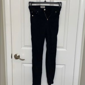 AGOLDE High Waist Black Jeans